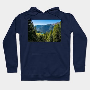 Sauris Valley Viewed from Monte Morgenleit Slopes Hoodie